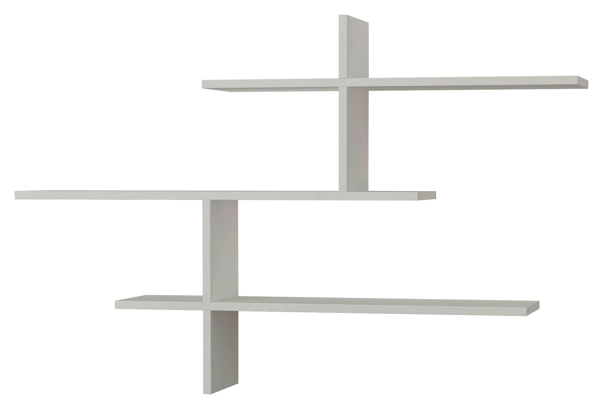 WANDREGAL  - Weiß, Design, Holzwerkstoff (123/81/22cm) - Livetastic