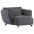 SESSEL in Textil Grau - Schwarz/Grau, LIFESTYLE, Textil/Metall (120/78/140cm) - Carryhome SESSEL in Textil Grau - Schwarz/Grau, LIFESTYLE, Textil/Metall (120/78/140cm) - Carryhome