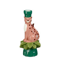 GYERTYATARTÓ - zöld, Basics, kerámia (9/8.5/20cm)