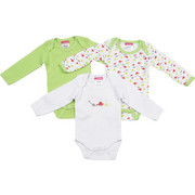 BABYBODY-SET 3-teilig - Hellgrün, Basics, Textil (50/56) - My Baby Lou