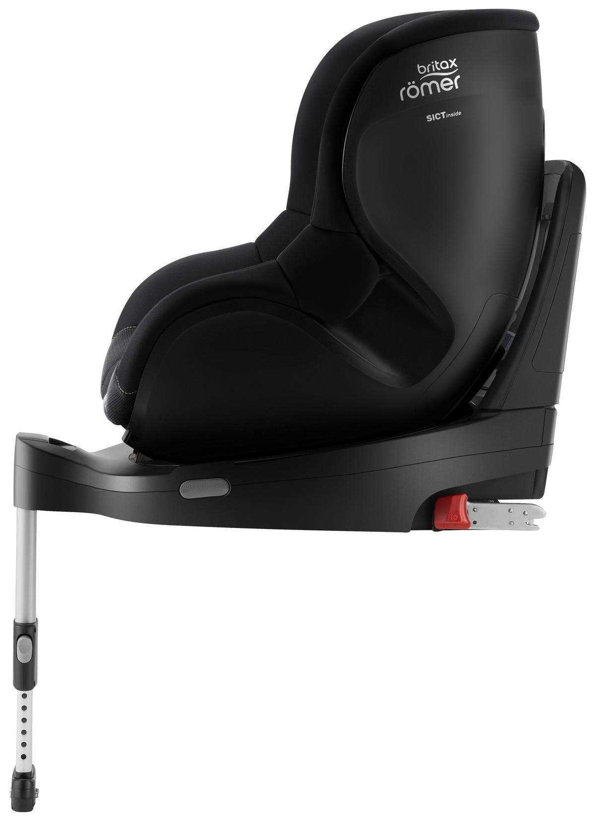 REBOARDER-KINDERSITZ DUALFIX PRO M  - Schwarz, Basics (44/48/74cm) - Britax Römer