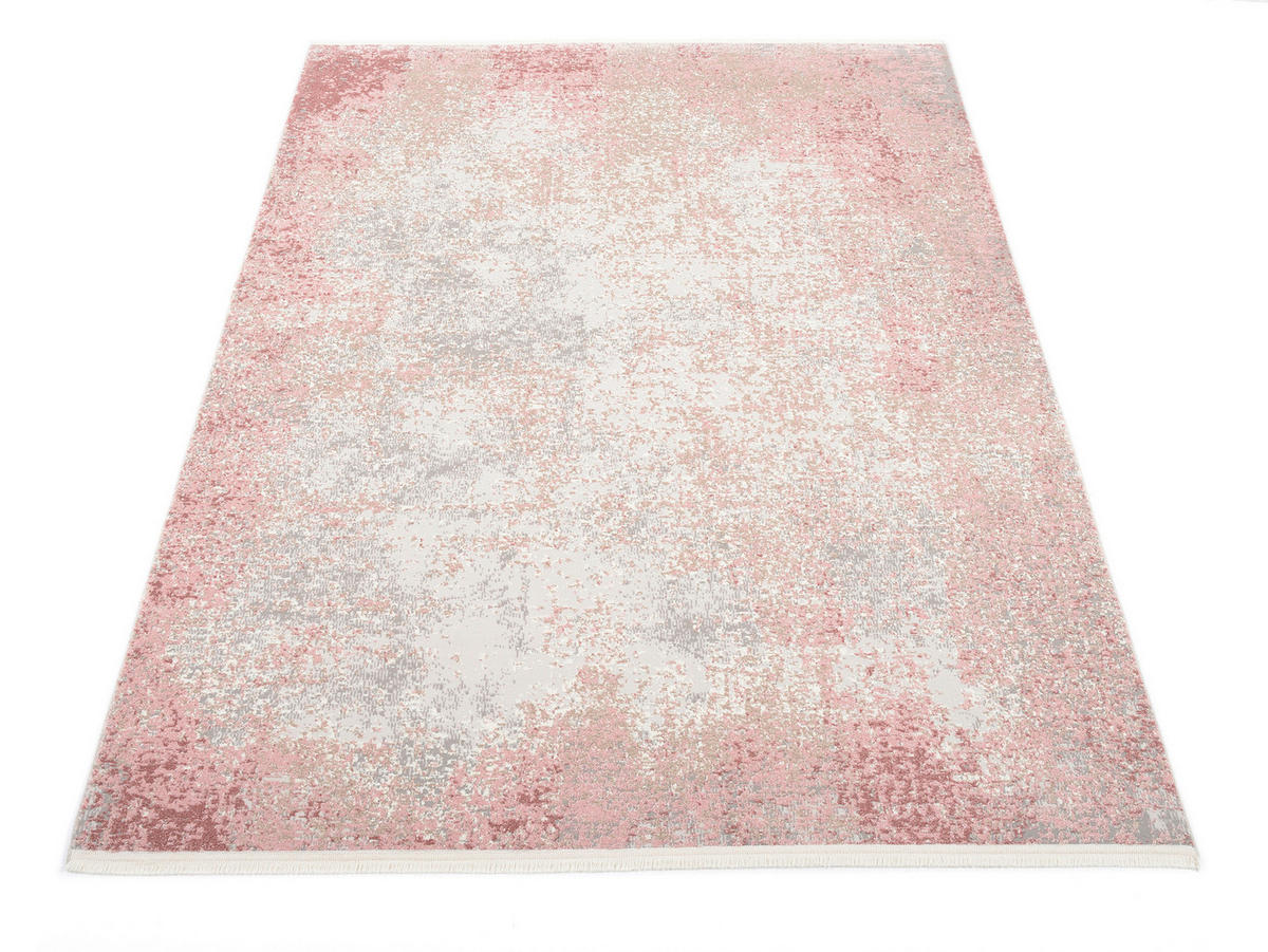 VINTAGE-TEPPICH 160/230 cm Saint Creme, Rosa  - Creme/Rosa, Design, Textil (160/230cm) - Novel