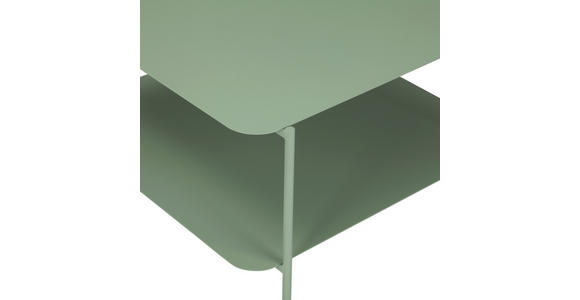 COUCHTISCH 73,4/70/40 cm quadratisch Grün  - Grün, Design, Metall (73,4/70/40cm) - Carryhome