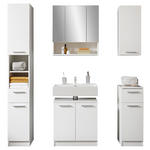 BADEZIMMER  in  - Chromfarben/Schwarz, Basics, Holzwerkstoff/Kunststoff (166/196/33cm) - Xora