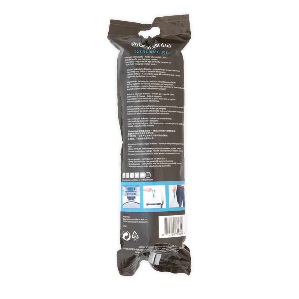 VREĆA ZA OTPAD   30 l  - Basics, plastika (43.5/76/0.1cm) - Brabantia