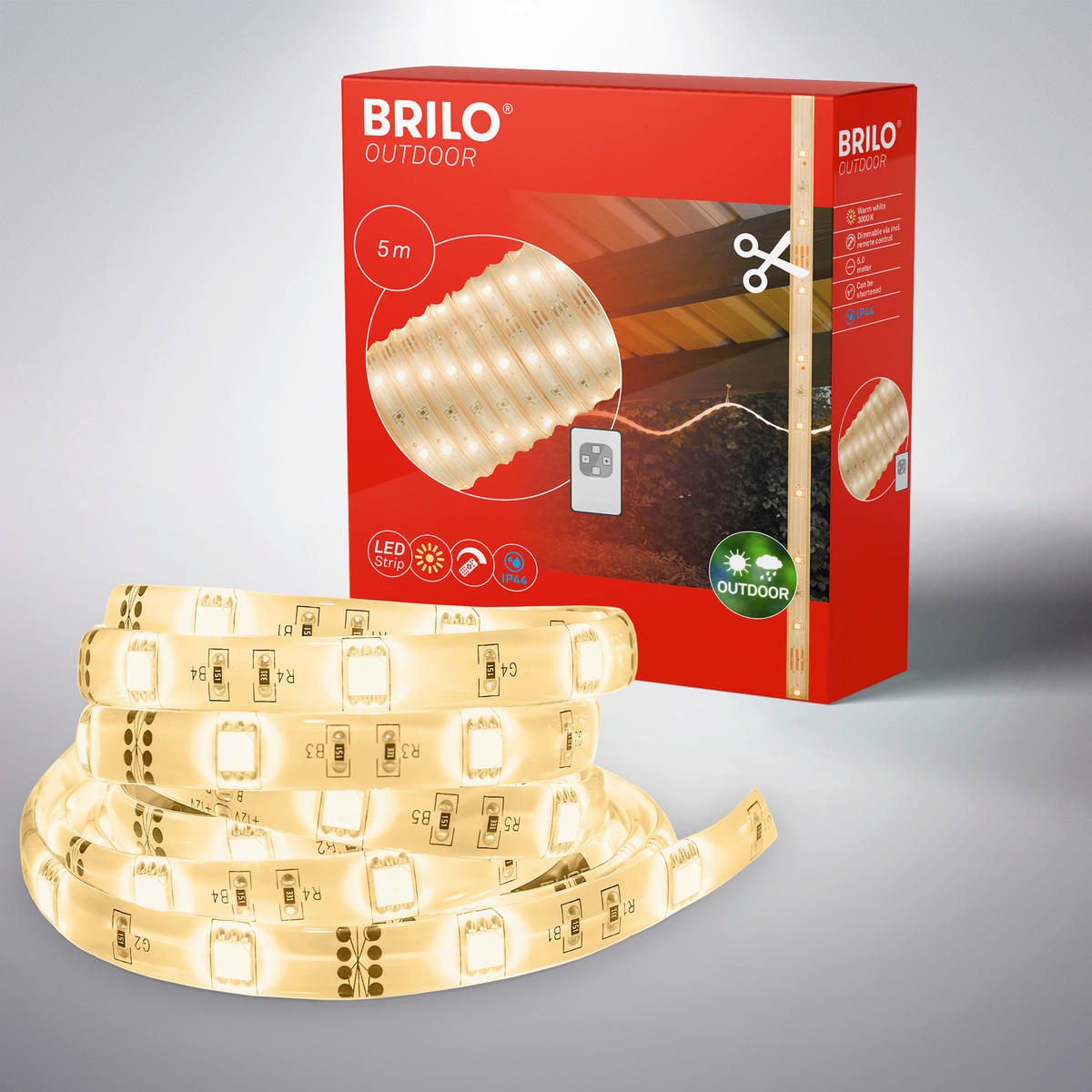 LED-STRIP 500 cm   - Weiß, Basics, Kunststoff (500cm)