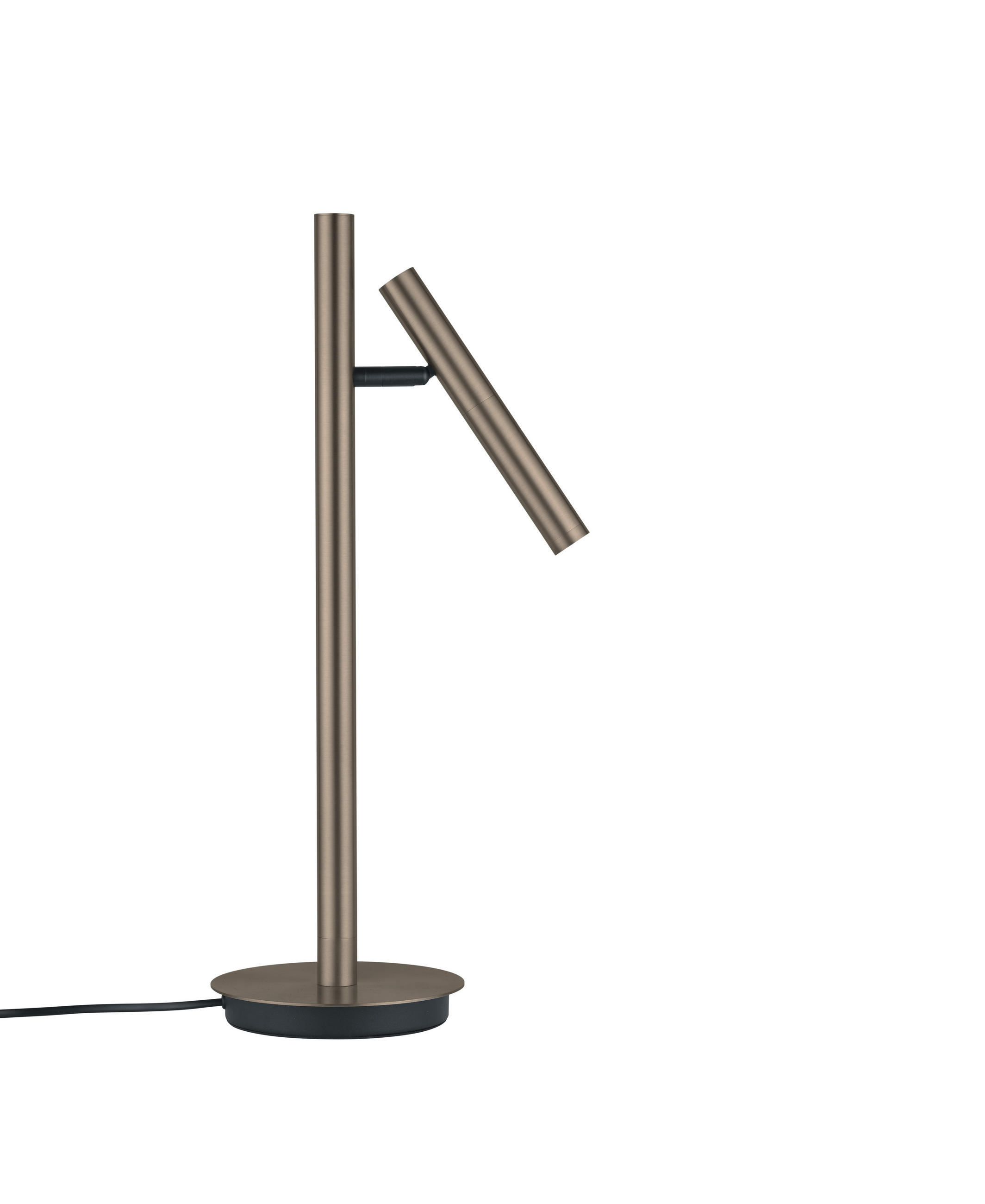 LED-TISCHLEUCHTE Arne 16/50,5 cm  - Bronzefarben, Design, Metall (16/50,5cm) - elements by BANKAMP