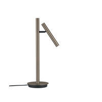 LED-TISCHLEUCHTE Arne 16/50,5 cm  - Bronzefarben, Design, Metall (16/50,5cm) - elements by BANKAMP