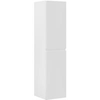 HOCHSCHRANK 35/150/33 cm  - Weiß, MODERN, Glas/Holzwerkstoff (35/150/33cm) - Welnova