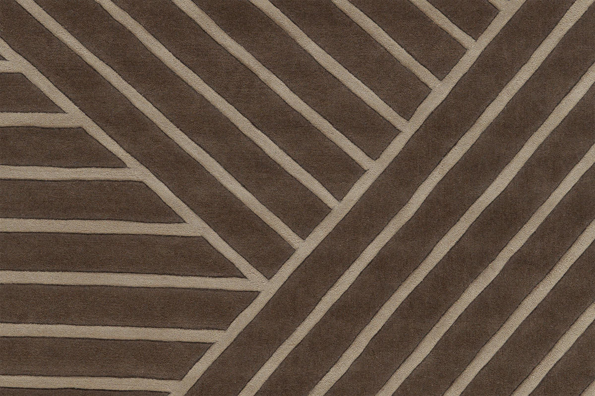 FLACHWEBETEPPICH  Wohnzimmer 200/300 cm Taupe rechteckig  - Taupe, Basics, Textil (200/300cm) - Kayoom