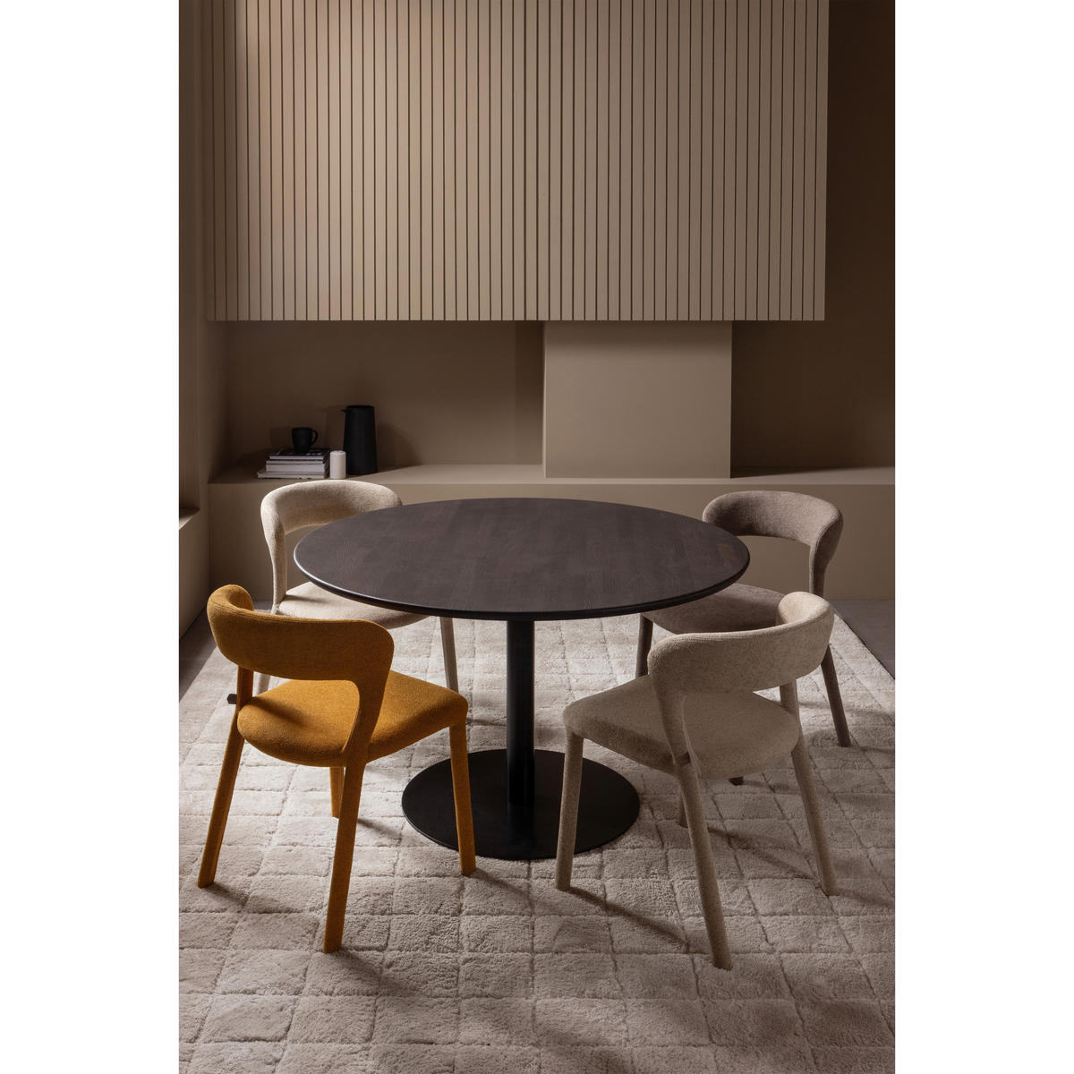 TISCHGESTELL in Metall   - Schwarz, MODERN, Metall (64/73/64cm) - Livetastic