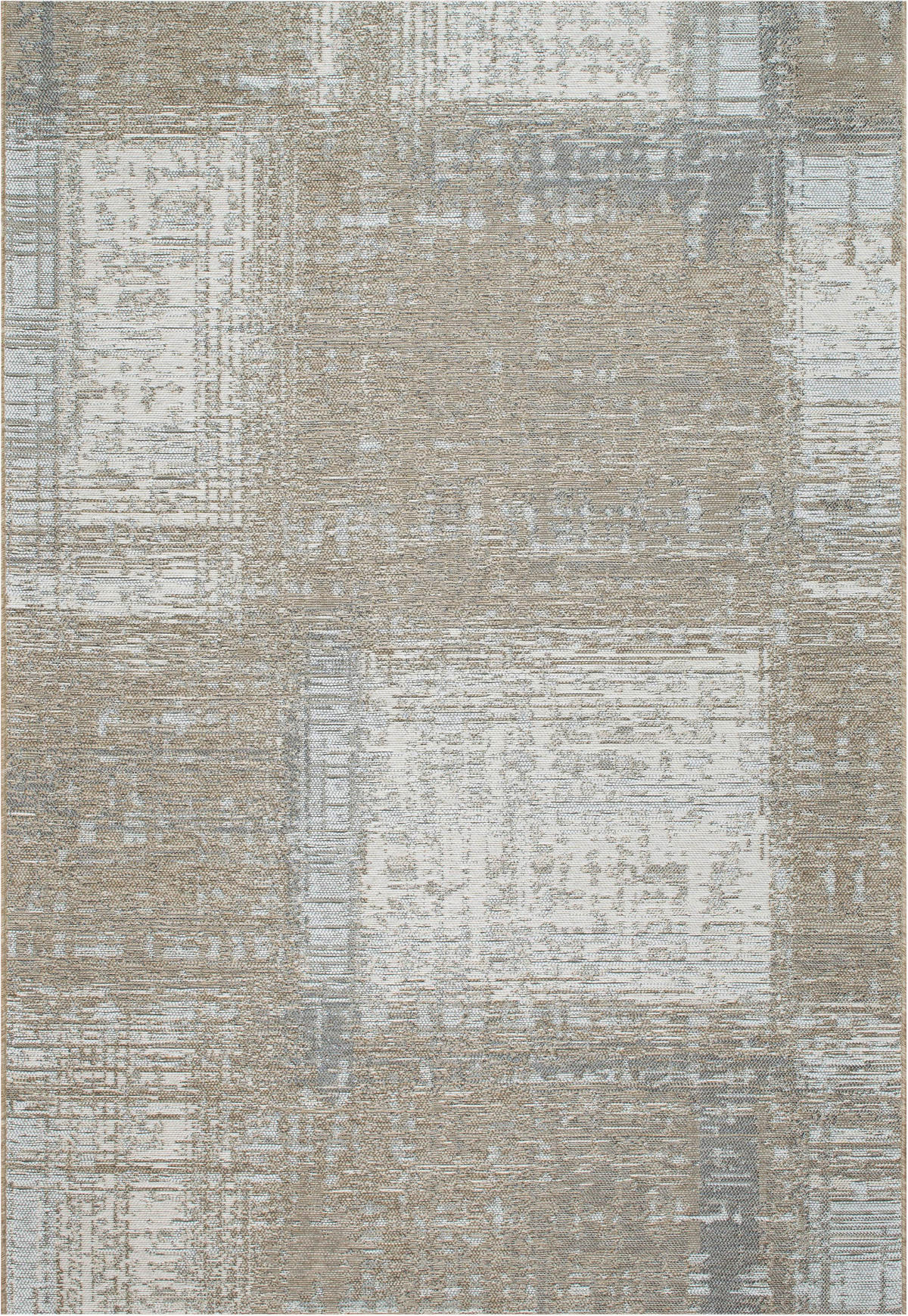 OUTDOORTEPPICH 160/230 cm Amalfi Grau, Hellgrau, Hellbraun  - Hellbraun/Hellgrau, KONVENTIONELL, Textil (160/230cm)