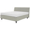 BOXSPRINGBETT 180/200 cm  in Grau  - Schwarz/Grau, Design, Holzwerkstoff/Kunststoff (180/200cm) - RUF Betten