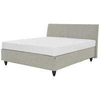 BOXSPRINGBETT 180/200 cm  in Grau  - Schwarz/Grau, Design, Holzwerkstoff/Kunststoff (180/200cm) - RUF Betten