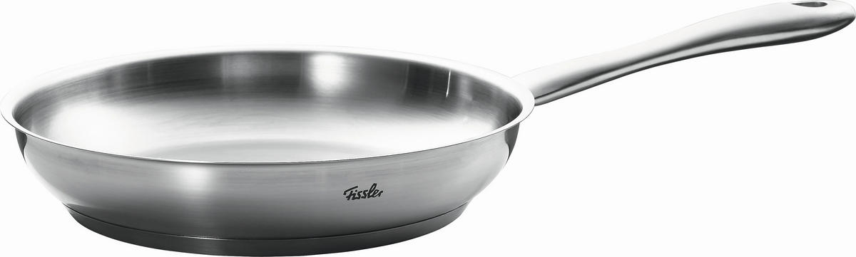 PÁNEV  24 cm  - barvy stříbra, Basics, kov (24cm) - Fissler