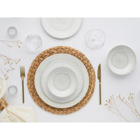 TAFELSERVICE Creme, Weiß Unico Toscania 12-teilig  - Creme/Weiß, Basics, Keramik - Creatable