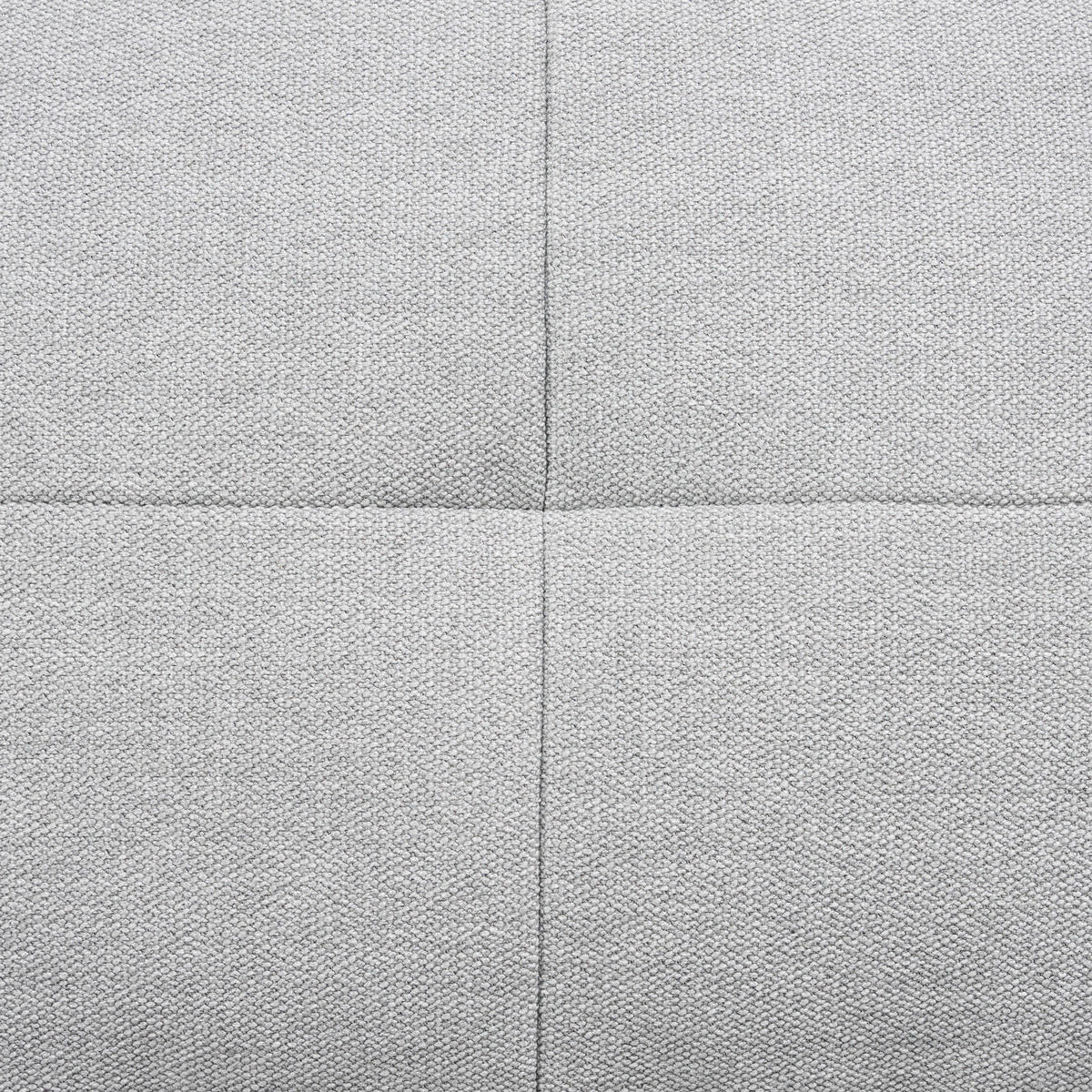 ECKSOFA  in Flachgewebe Hellgrau  344/271 cm  - Hellgrau/Schwarz, Design, Textil/Metall (344/271cm) - Chilliano