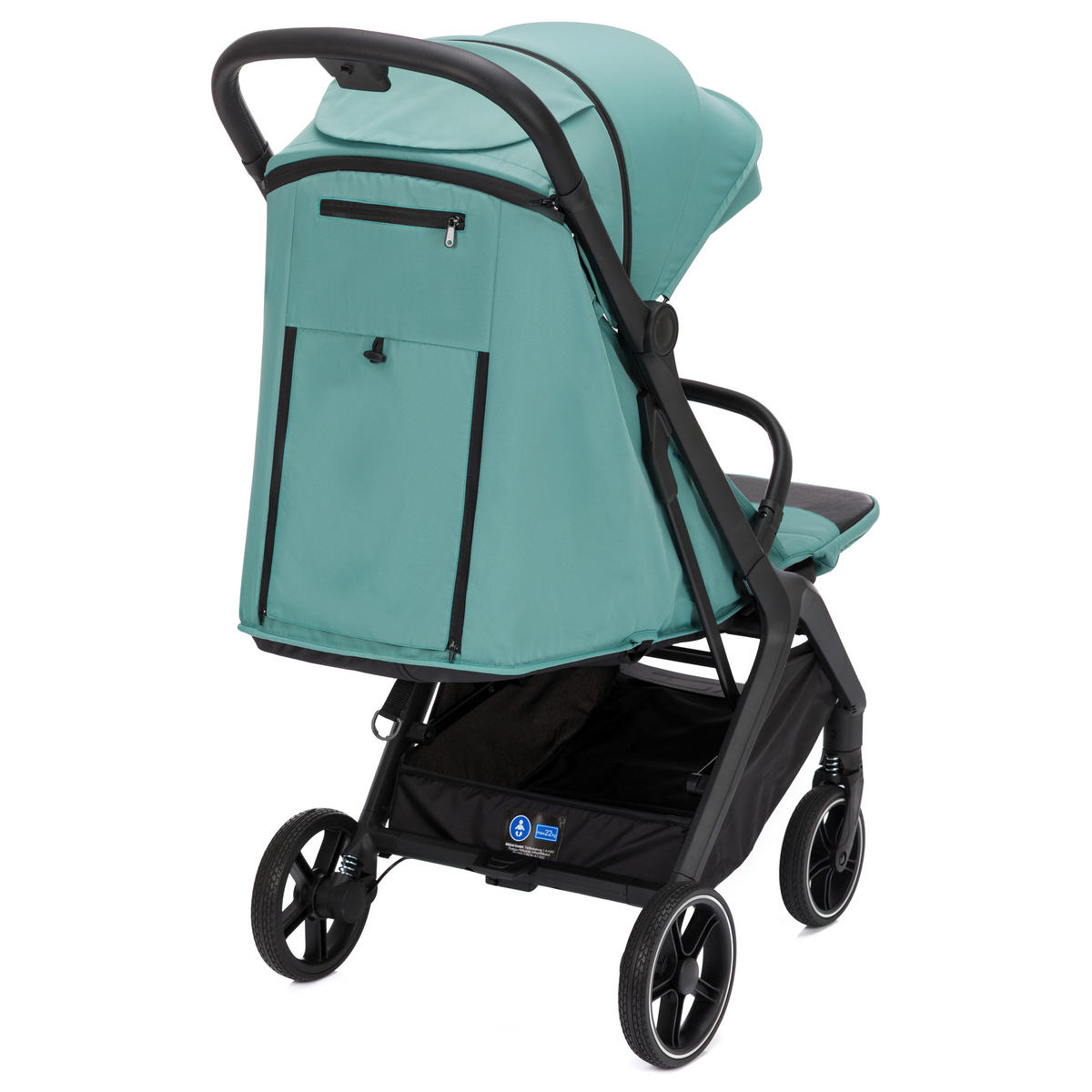 BUGGY Cooper  - Pastellblau/Schwarz, Basics, Textil/Metall (50/107/69cm) - Fillikid