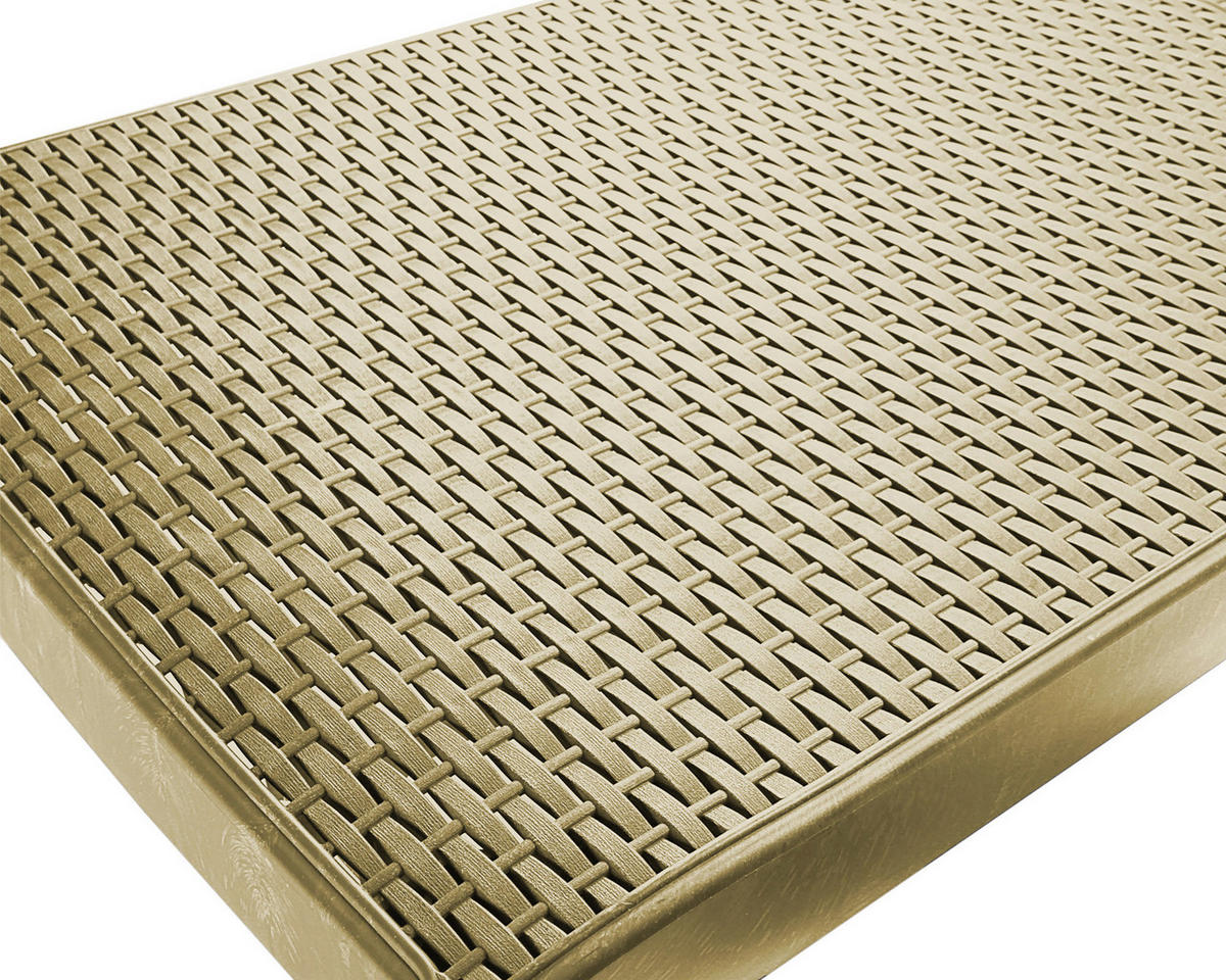 SONNENLIEGE 180/29/60 cm  - Cappuccino, Basics, Kunststoff (180/29/60cm)