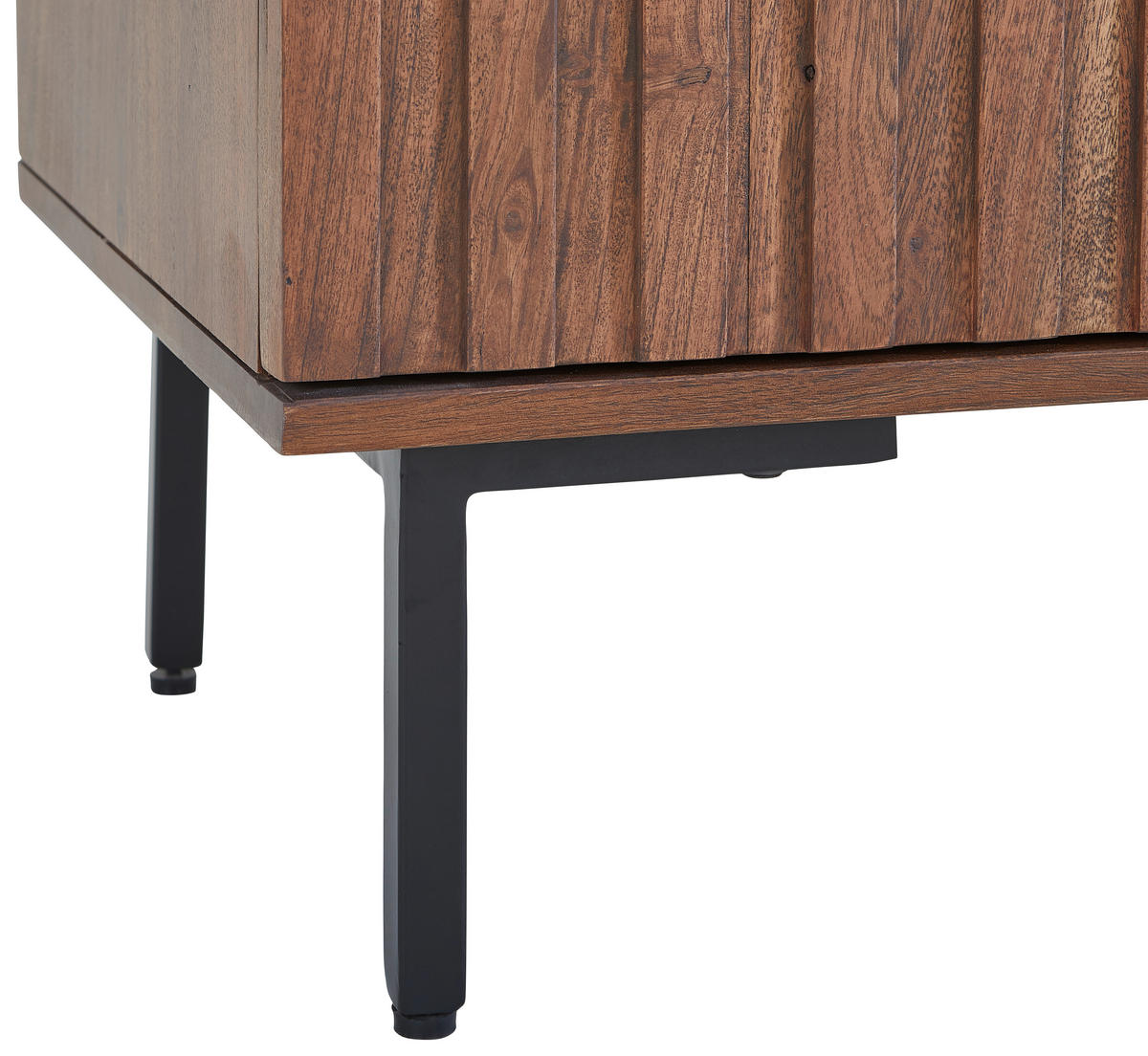 SIDEBOARD  in 155/85/40 cm  - Walnussfarben/Schwarz, LIFESTYLE, Holz/Holzwerkstoff (155/85/40cm) - MID.YOU