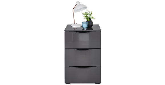 REGAL Anthrazit - Anthrazit/Schwarz, KONVENTIONELL, Holzwerkstoff/Kunststoff (46/67/40cm) - Hom`in