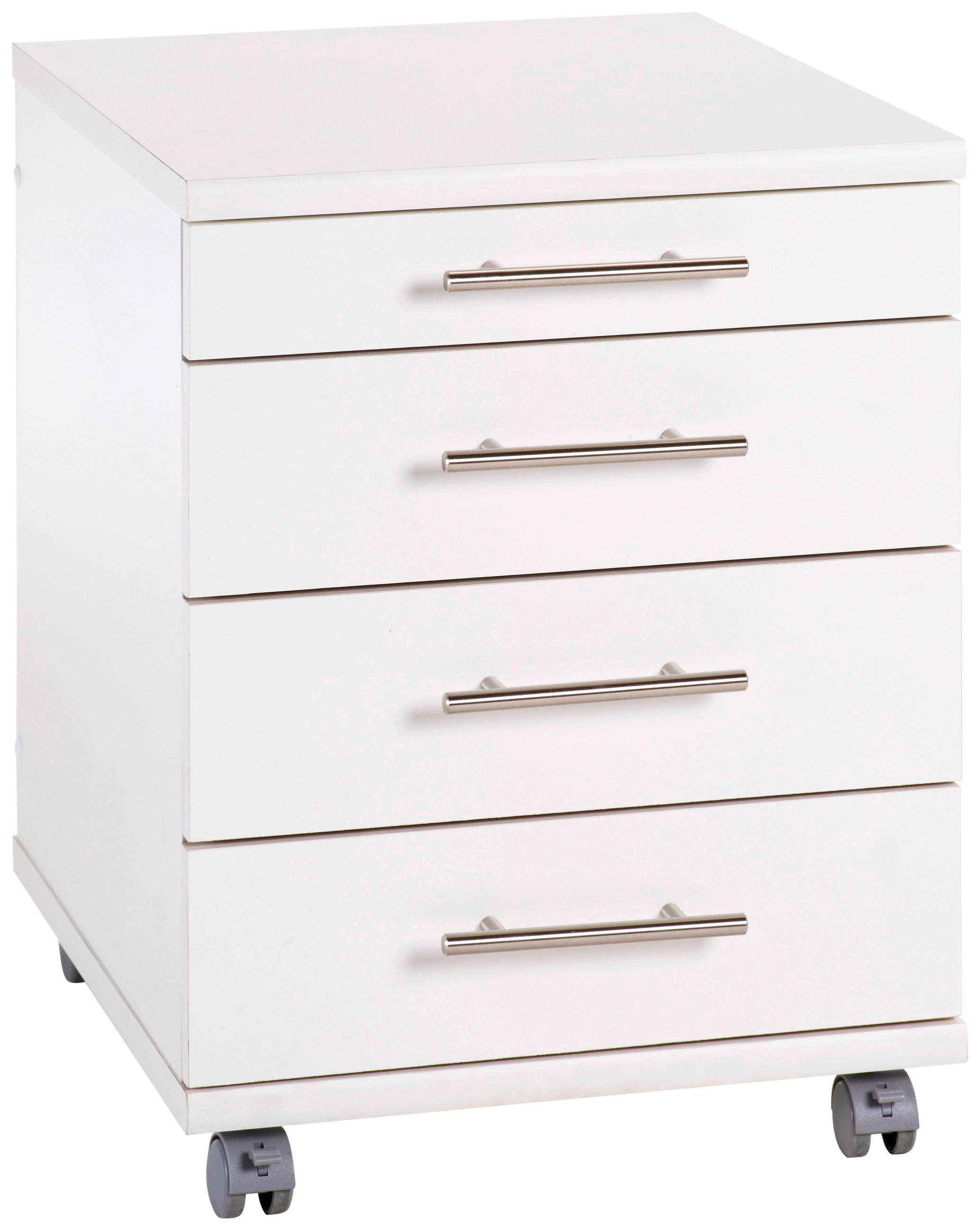 Rollcontainer Weiß Serie 500 41,6x56,9x50 cm