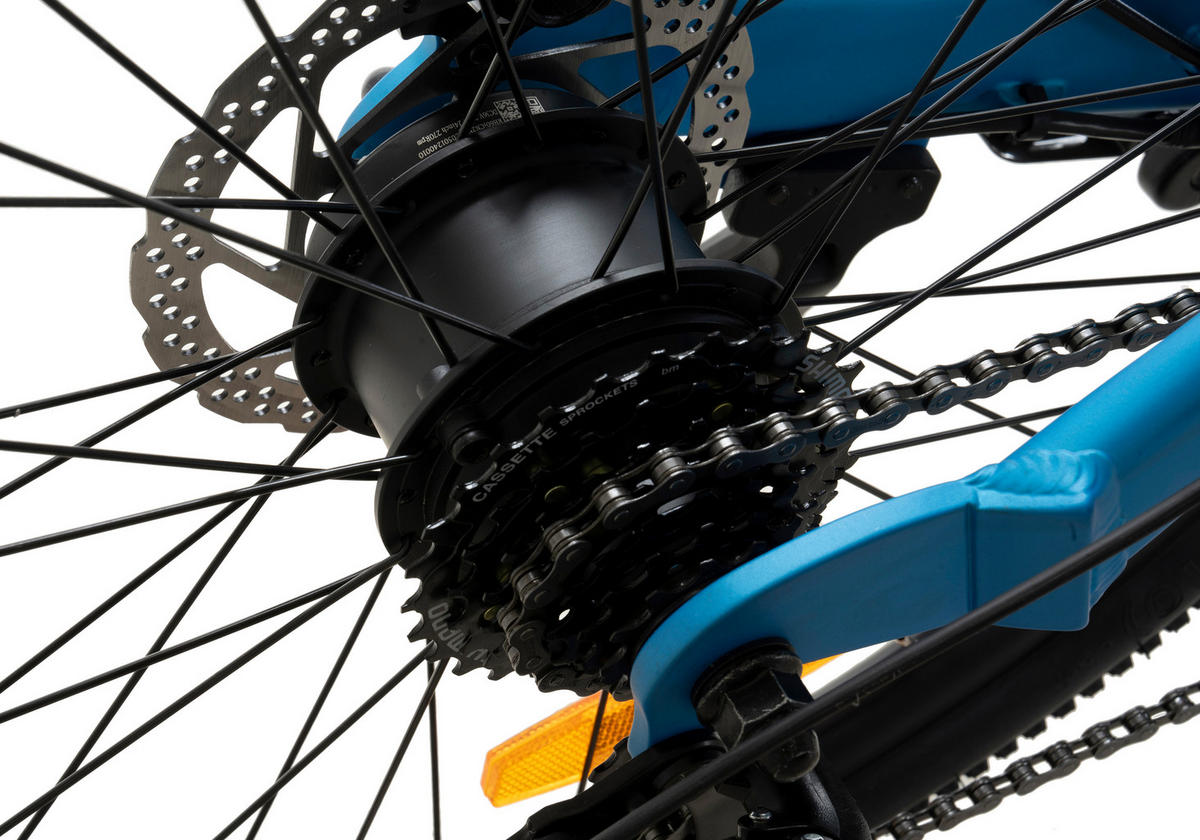 ELEKTROFAHRRAD E-Kompaktrad 24 Zoll  - Hellblau, Basics, Metall (180/70/100cm)