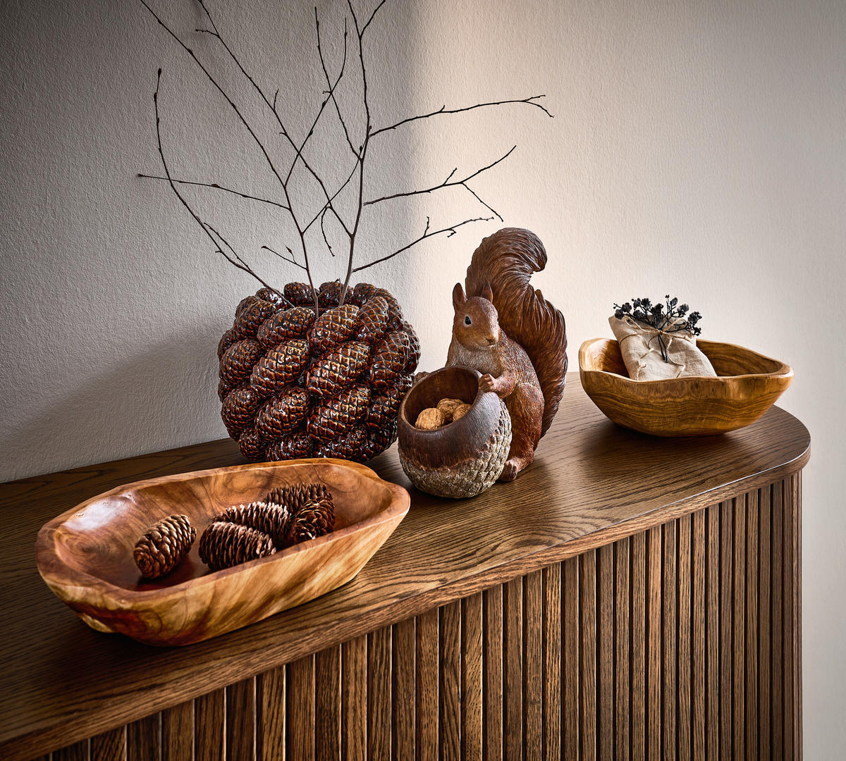 DEKOSCHALE - Hellbraun, LIFESTYLE, Holz (29/25/9cm) - Ambia Home