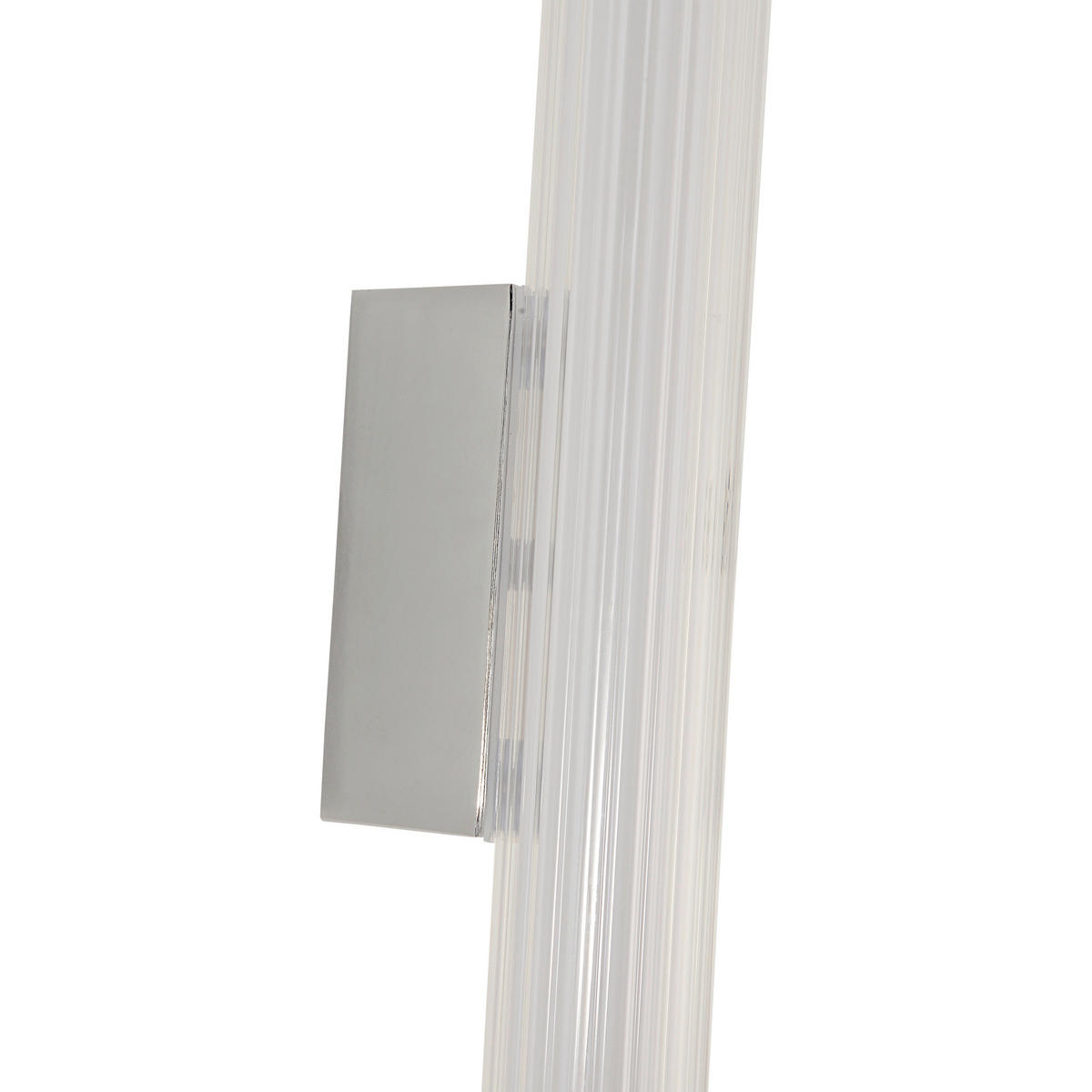 LED-WANDLEUCHTE Linea  61/6/11.5 cm  - Chromfarben, Design, Glas (61/6/11.5cm)