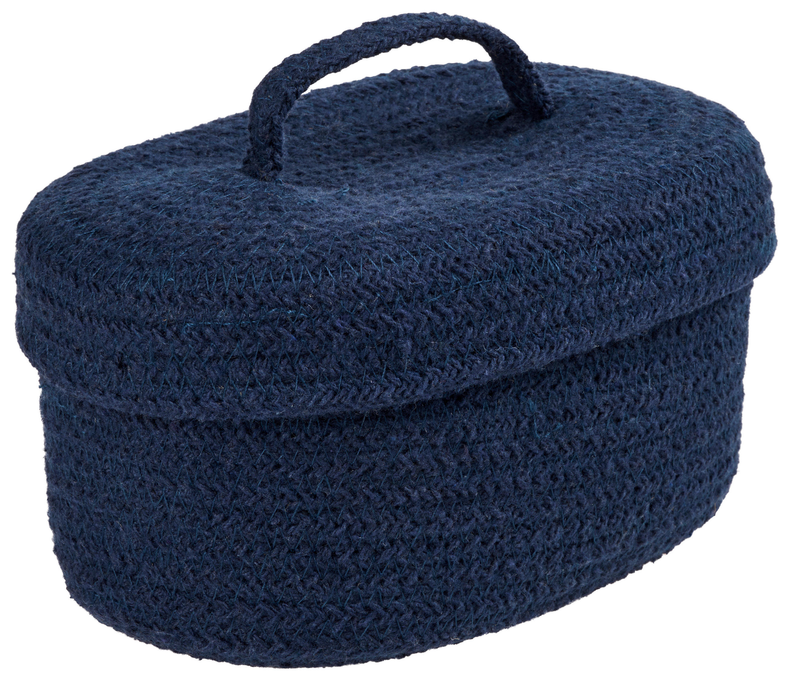 AUFBEWAHRUNGSKÖRBCHEN    21/12/10 cm  - Blau, Basics, Textil (21/12/10cm) - Patinio