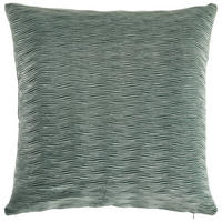 KISSENHÜLLE WAVE 50/50 cm  - Jadegrün, Basics, Textil (50/50cm) - Novel