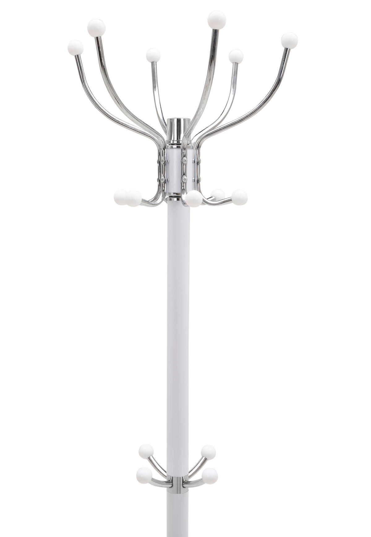 ÁLLÓ FOGAS fehér 37/176/37 cm   - fehér, Basics, műanyag/kő (37/176/37cm) - Xora