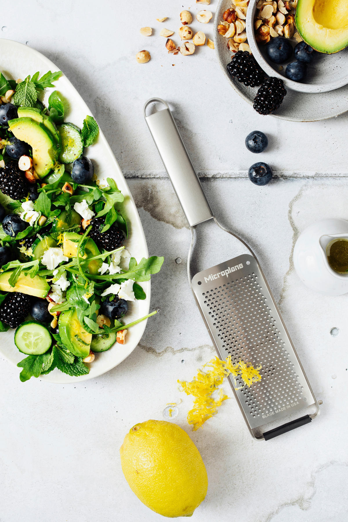 RIBEŽ  - boje oplemenjenog čelika, Basics, metal/plastika (30/6.8/1.5cm) - MICROPLANE