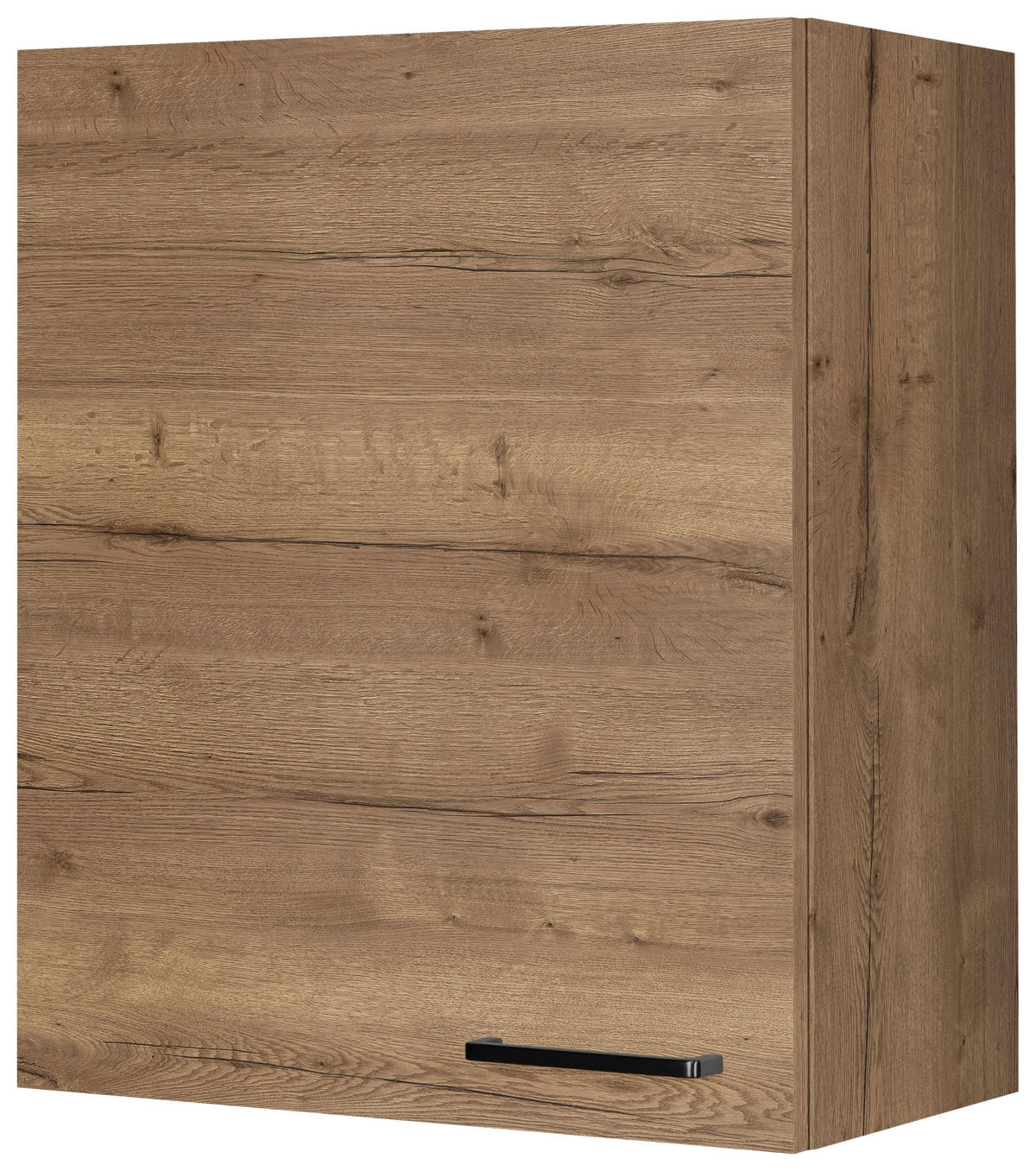 KÜCHENOBERSCHRANK 60/72/35 cm  in Eiche dunkel  - Eiche dunkel/Schwarz, MODERN, Holzwerkstoff/Metall (60/72/35cm) - Nobilia