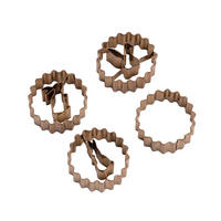 LINZER-KEKSAUSSTECHER - Kupferfarben, Trend, Metall (3,5cm) - Dr.Oetker