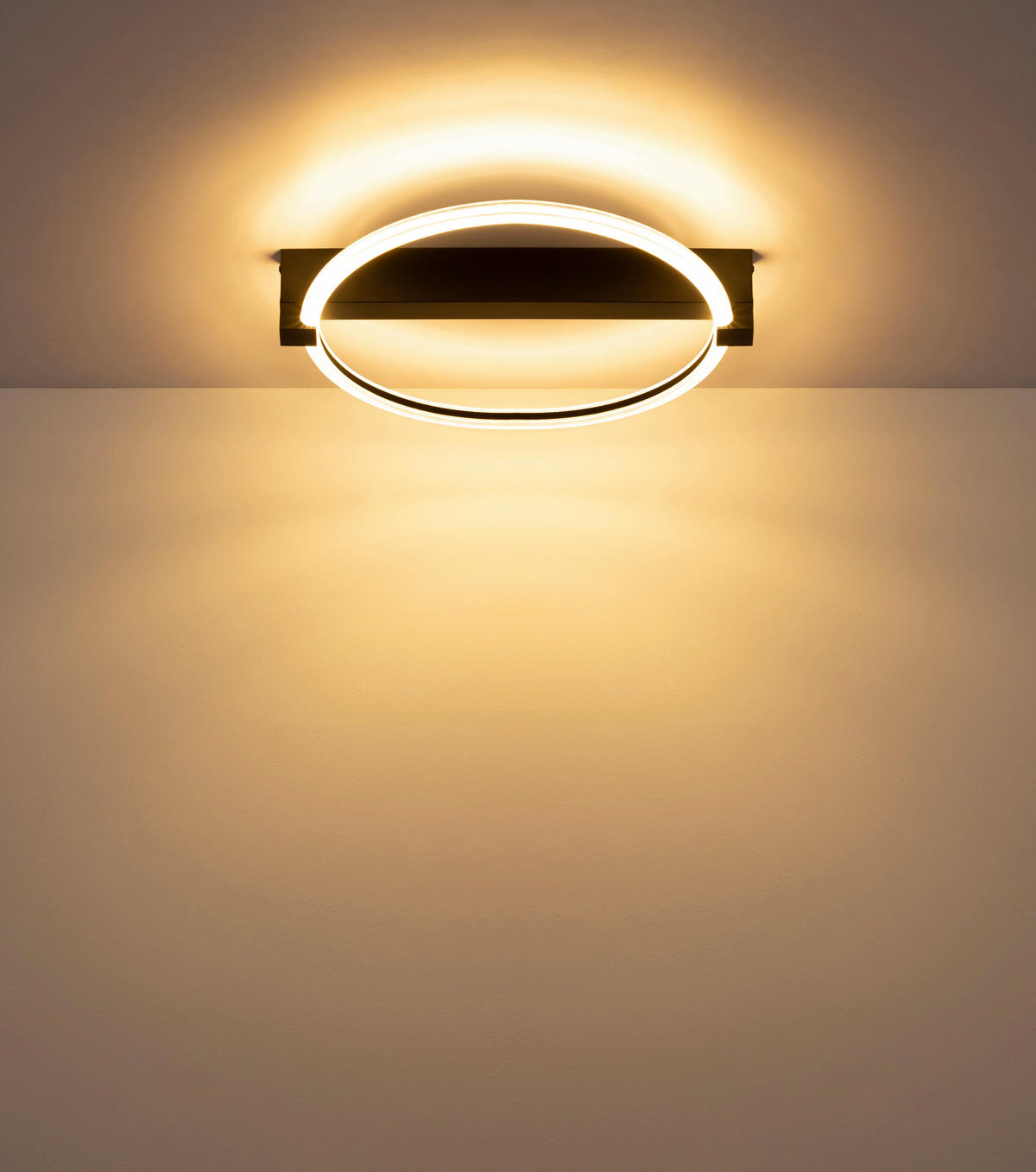 STROPNA LED-SVETILKA  Fletcher   3000 K 230 V  - črna/bela, Design, kovina/umetna masa (41,4/38/8,5cm) - Globo