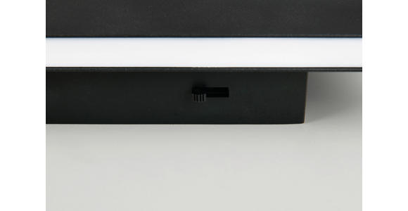 LED-WANDLEUCHTE 28/4,5/8 cm  - Schwarz, Design, Kunststoff/Metall (28/4,5/8cm) - Novel