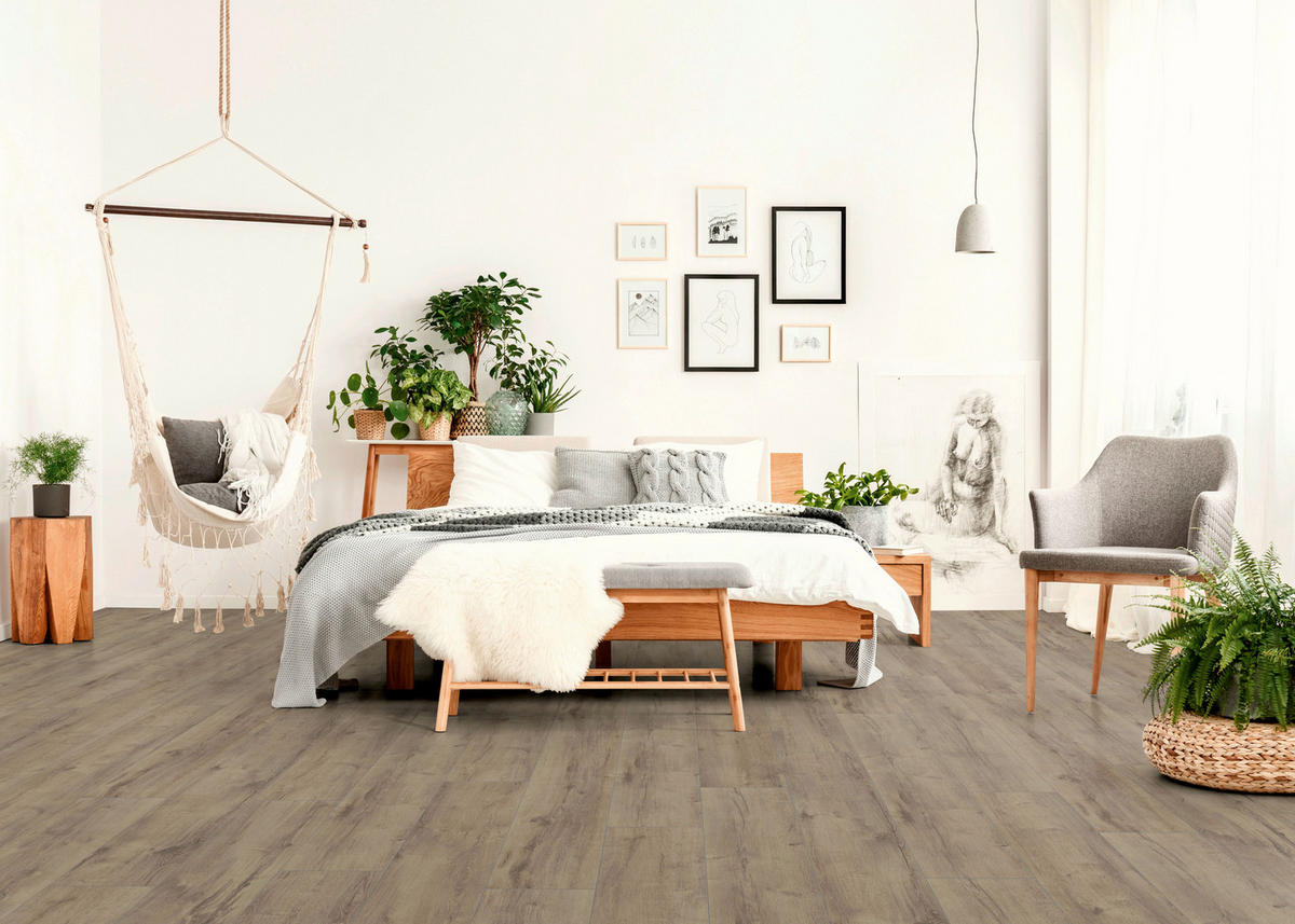 LAMINATBODEN Superior Advanced plus  - Eichefarben, KONVENTIONELL, Holz (138.0/24.4/0.8cm)
