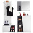 GARDEROBE - Silberfarben/Weiß, Design, Glas/Holzwerkstoff (166/197/40cm) - Xora GARDEROBE - Silberfarben/Weiß, Design, Glas/Holzwerkstoff (166/197/40cm) - Xora