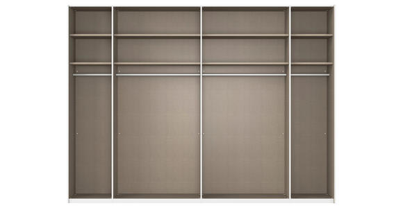 SCHWEBETÜRENSCHRANK 301/223/68 cm 2-türig Eichefarben, Fango - Fango/Eichefarben, Design, Glas/Holzwerkstoff (301/223/68cm) - Novel