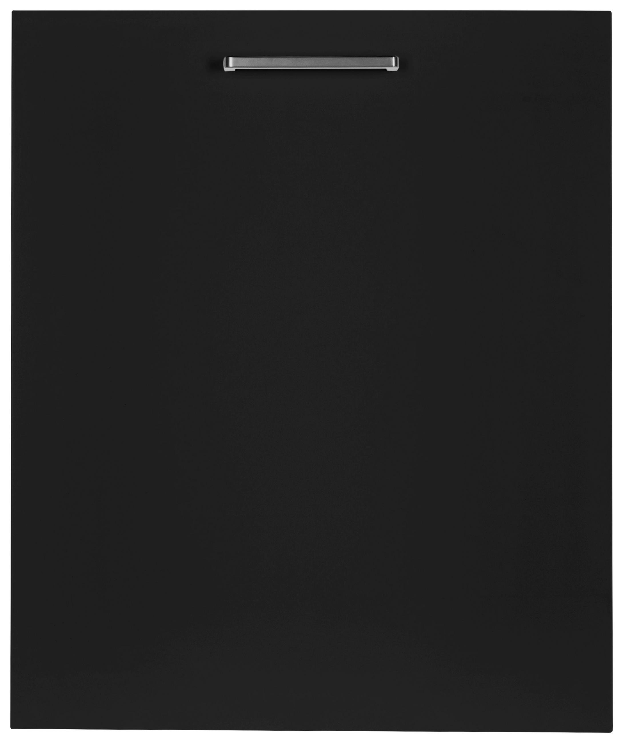 Nobilia Geschirrspülerfront Touch Schwarz 60x72x1.9 cm