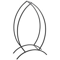 KAMINHOLZREGAL 47/80/20 cm  Metall  - Schwarz, Basics, Metall (47/80/20cm)