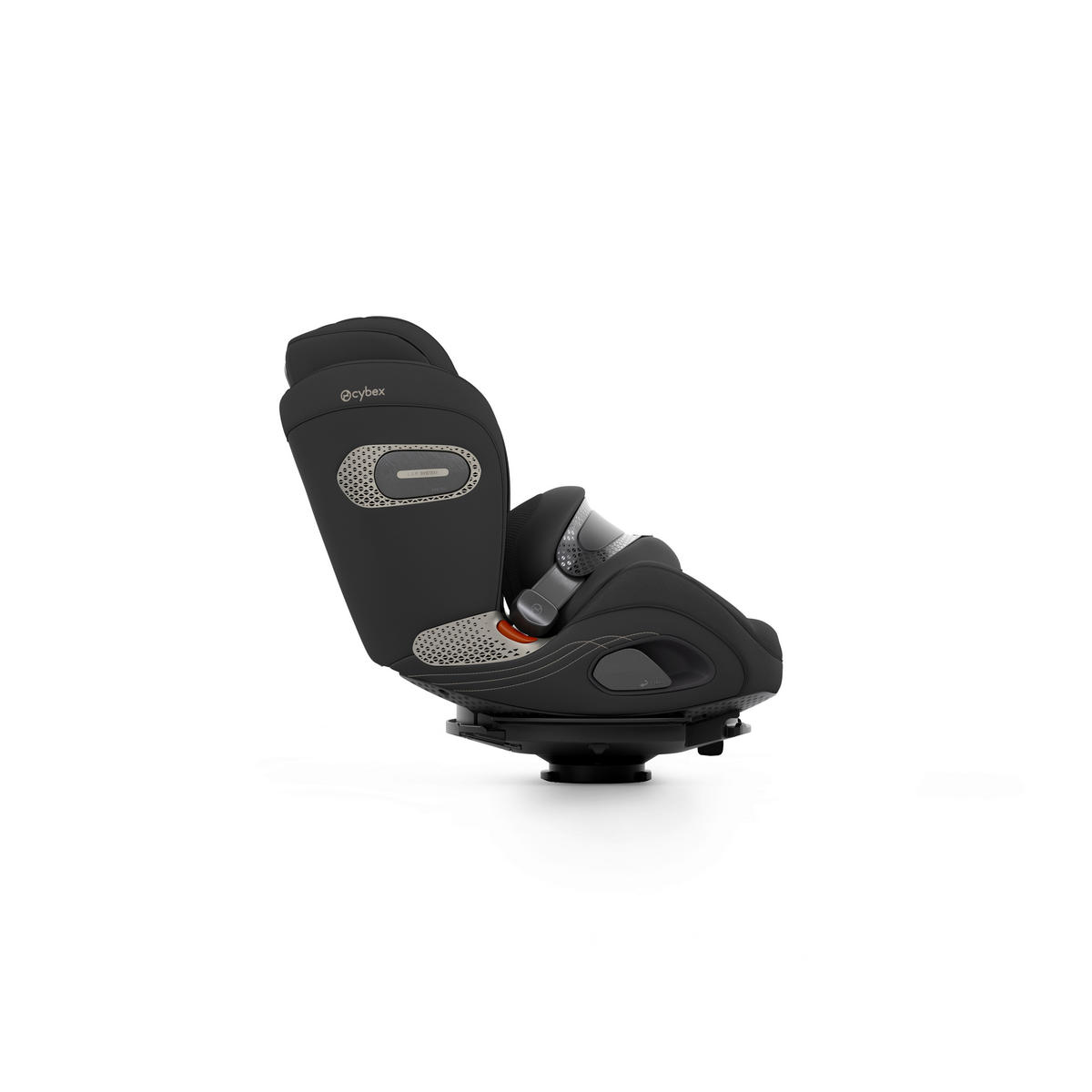 KINDERAUTOSITZ Anoris S Style Sepia Black  - Schwarz, Basics, Kunststoff/Textil (49/45/58cm) - cybex PLATINUM
