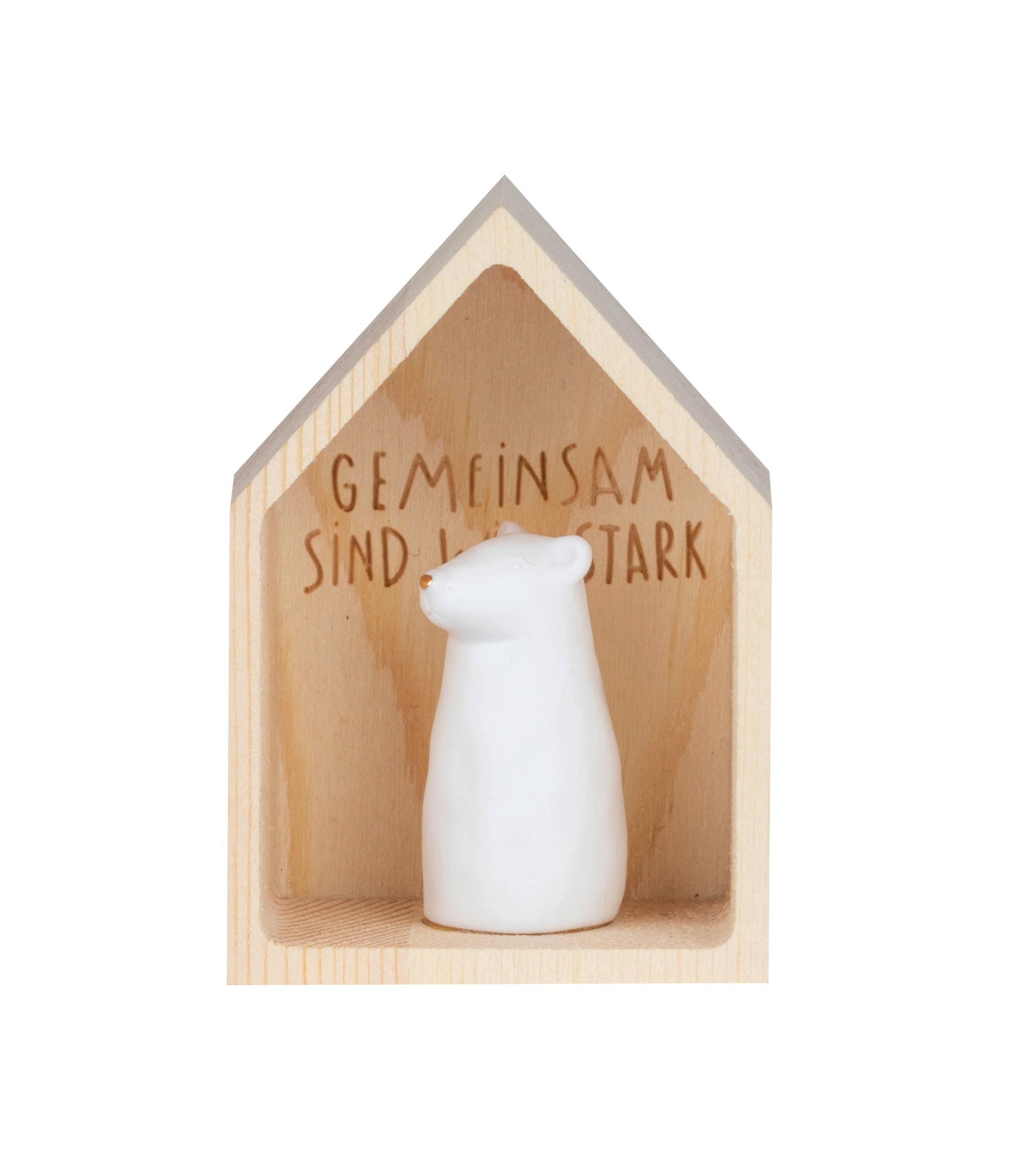 MAISON DÉCORATIVE - Design, Holz/Keramik (4,5/3/6,5cm) - Räder