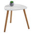 BEISTELLTISCH Bambus teilmassiv Freiform Naturfarben, Weiß - Naturfarben/Weiß, Design, Holz (40/40/40cm) - Carryhome BEISTELLTISCH Bambus teilmassiv Freiform Naturfarben, Weiß - Naturfarben/Weiß, Design, Holz (40/40/40cm) - Carryhome