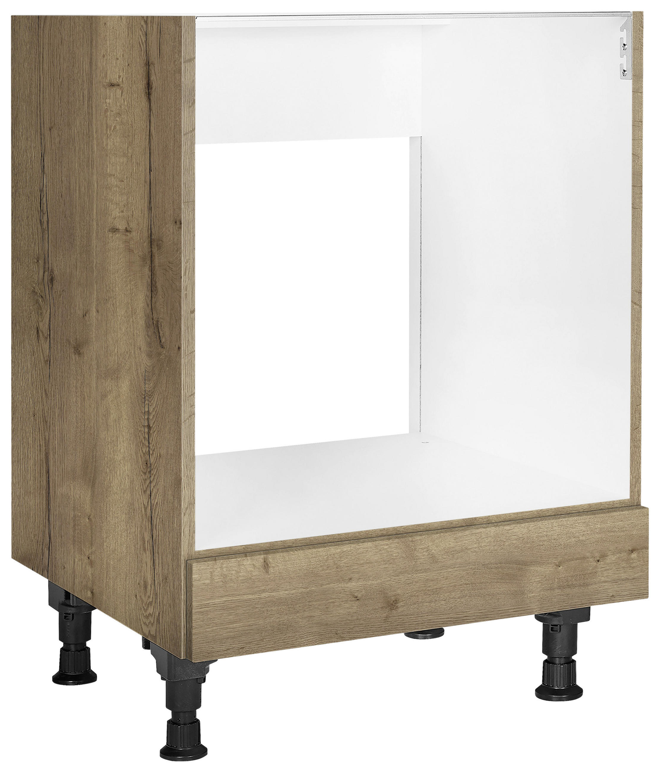 HERDUMBAUSCHRANK 60/87/56 cm  in Eiche dunkel  - Eiche dunkel, MODERN, Holzwerkstoff (60/87/56cm) - Nobilia