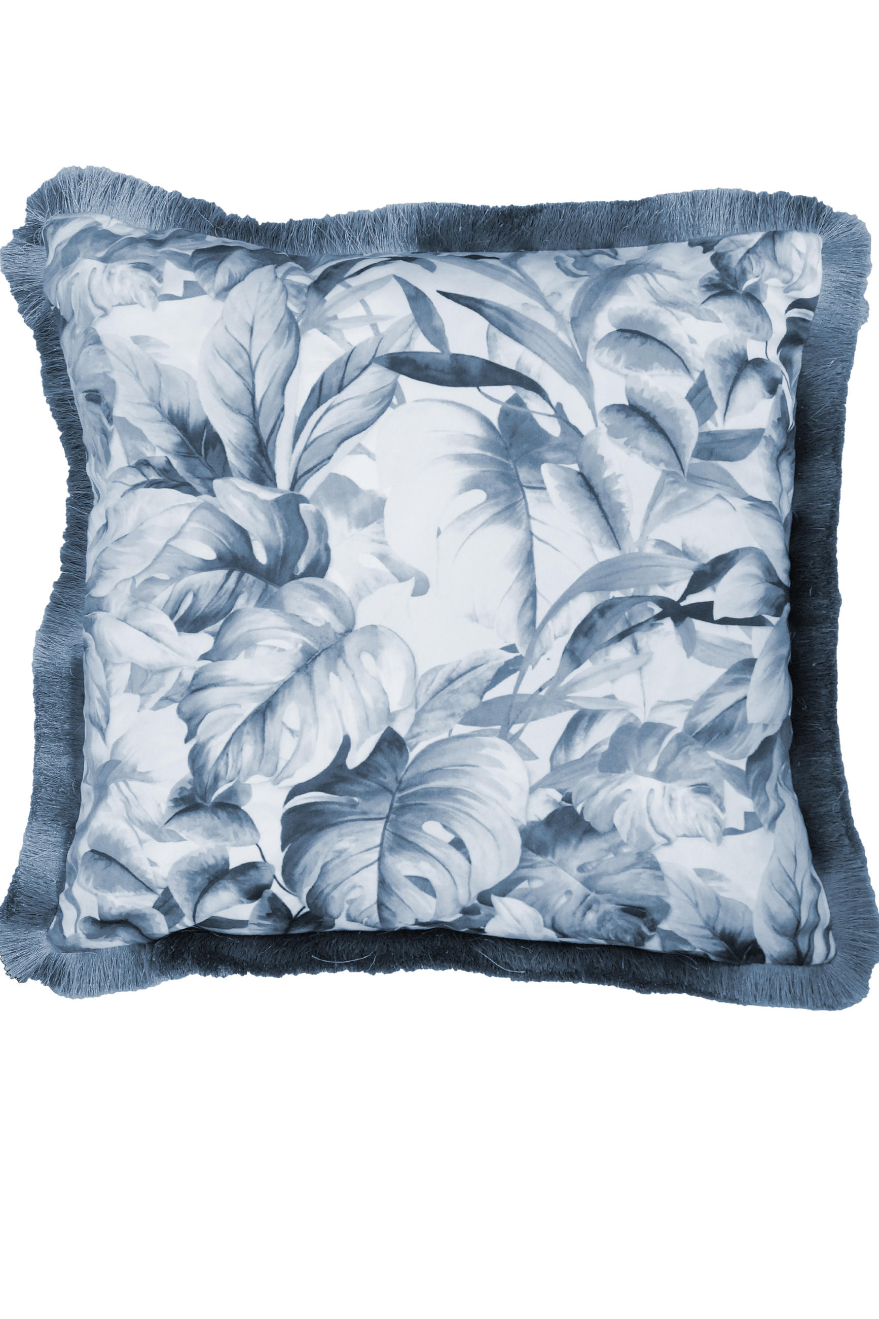 KUDDFODRAL 45/45 cm  - vit/blå, Design, textil (45/45cm)