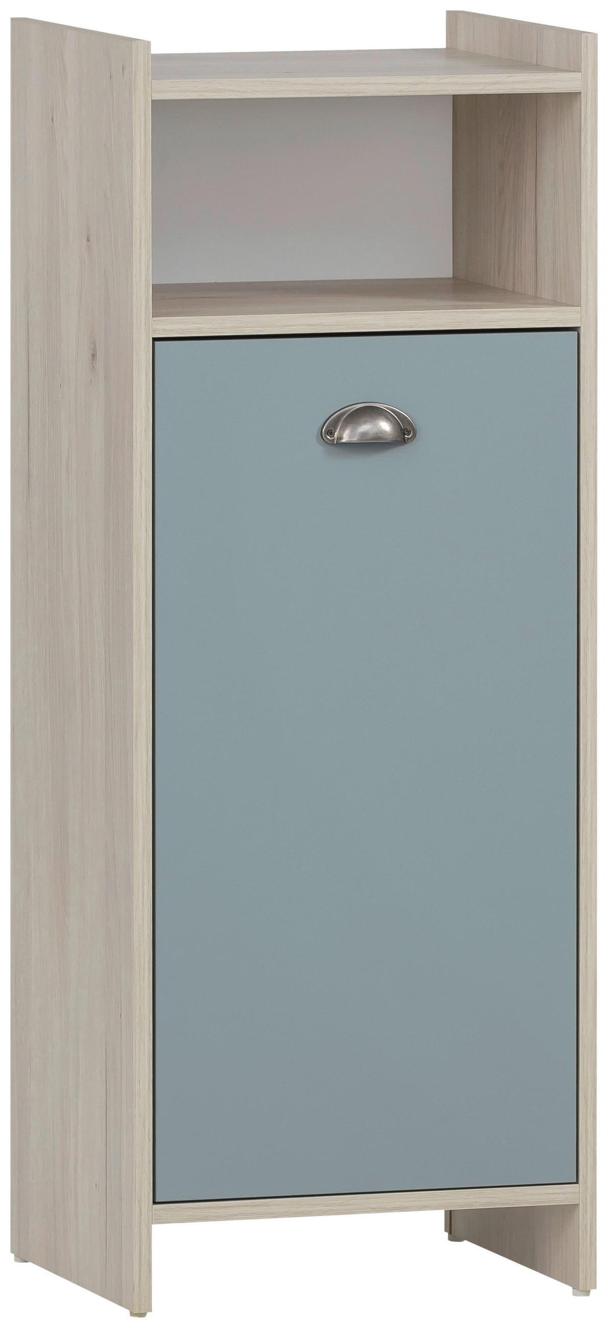HIGHBOARD Lindholm  in 40,2/104/33 cm  - Pastellblau/Eichefarben, KONVENTIONELL, Holzwerkstoff/Metall (40,2/104/33cm) - Stylife