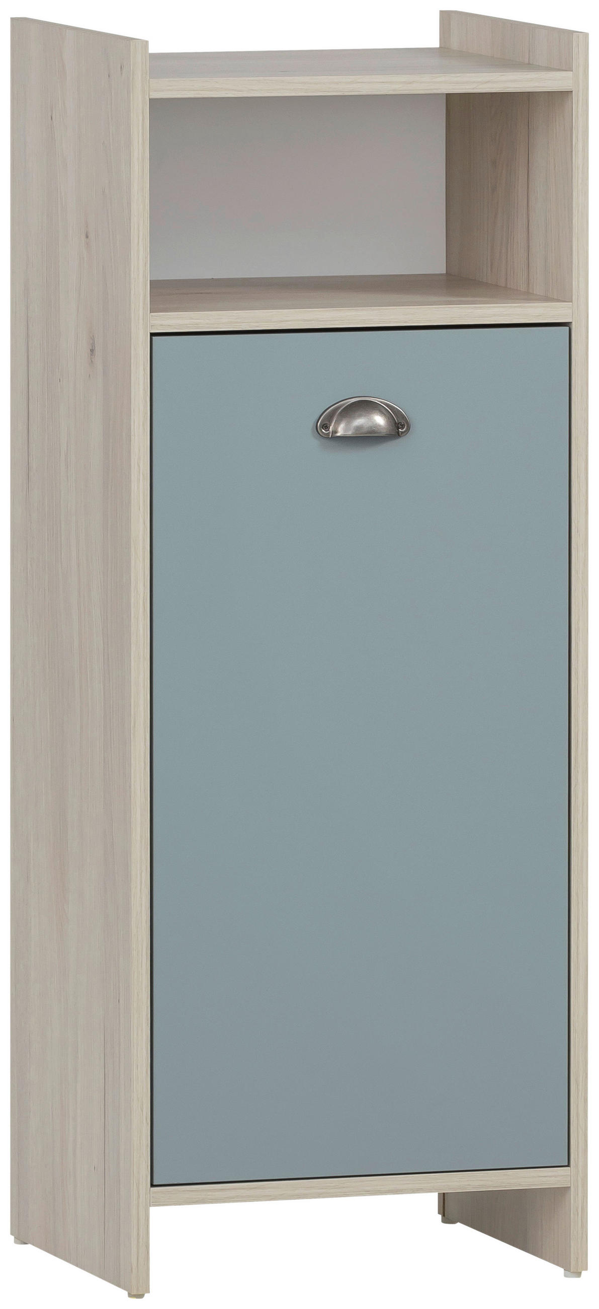 HIGHBOARD Lindholm  in 40,2/104/33 cm  - Pastellblau/Eichefarben, KONVENTIONELL, Holzwerkstoff/Metall (40,2/104/33cm) - Stylife