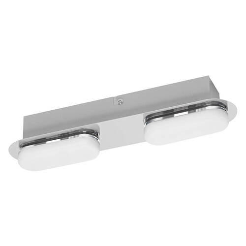 BADEZIMMER-WANDLEUCHTE Smart+ Wall Orbis Duplo 29/6/5,8 cm   - Silberfarben, Design, Kunststoff (29/6/5,8cm) - Ledvance